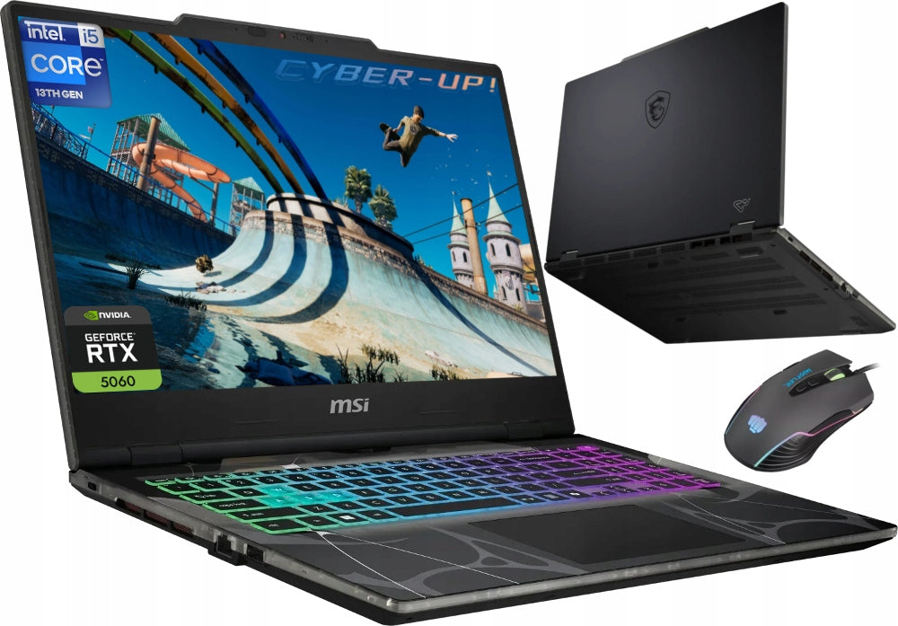Gamer Msi Cyborg 15 B13 i5-13420H RTX5060 8GB 1TB 64GB 144Hz WIN11 Pro