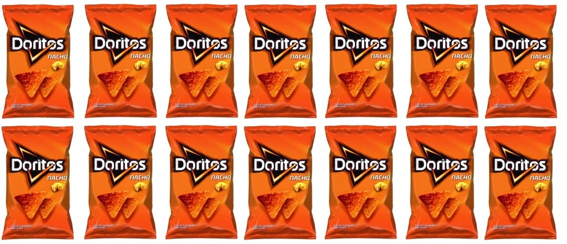 14x 100g Doritos Nacho cipsy kukurydziane serowe Karton