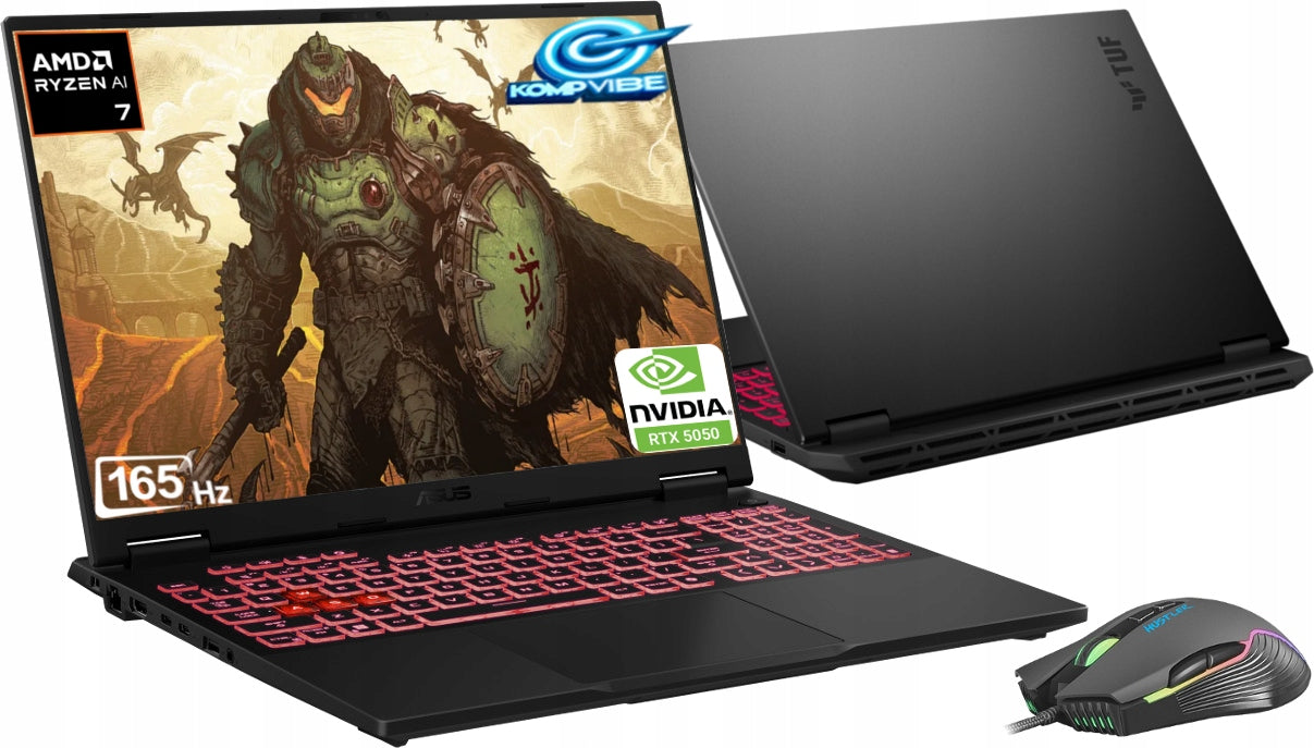 Gamer Asus Tuf A16 FA608 Ryzen 7 260 RTX5050 2TB 64GB 5600 165Hz WIN11