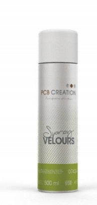 Zamsz czekoladowy zielony w spray'u 500ml