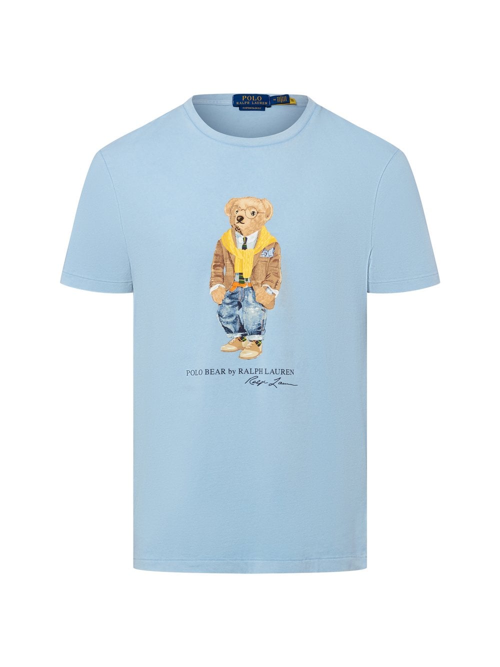 Polo Ralph Lauren Koszulka męska Mężczyźni Bawełna niebieski nadruk, M