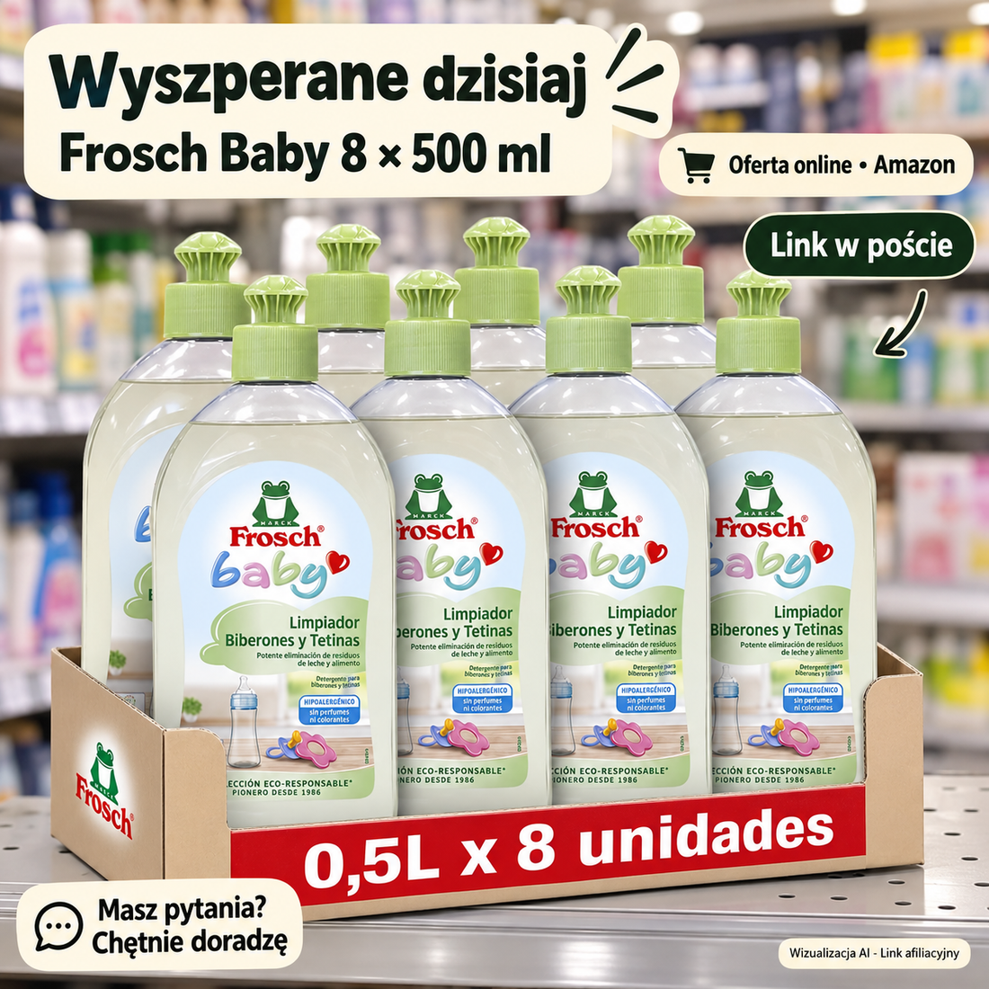 Frosch Baby 8 × 500 ml — Amazon