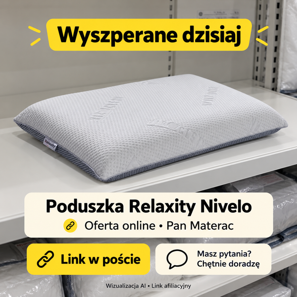Poduszka Relaxity Nivelo — Pan Materac