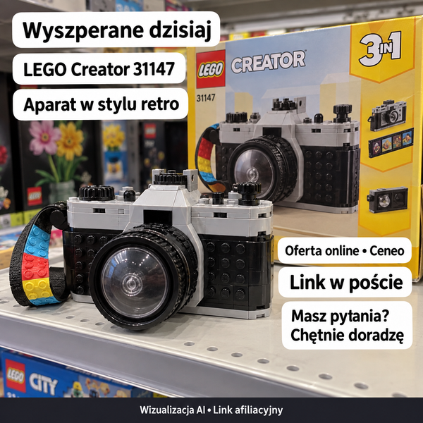 LEGO Creator 31147 Aparat w stylu retro