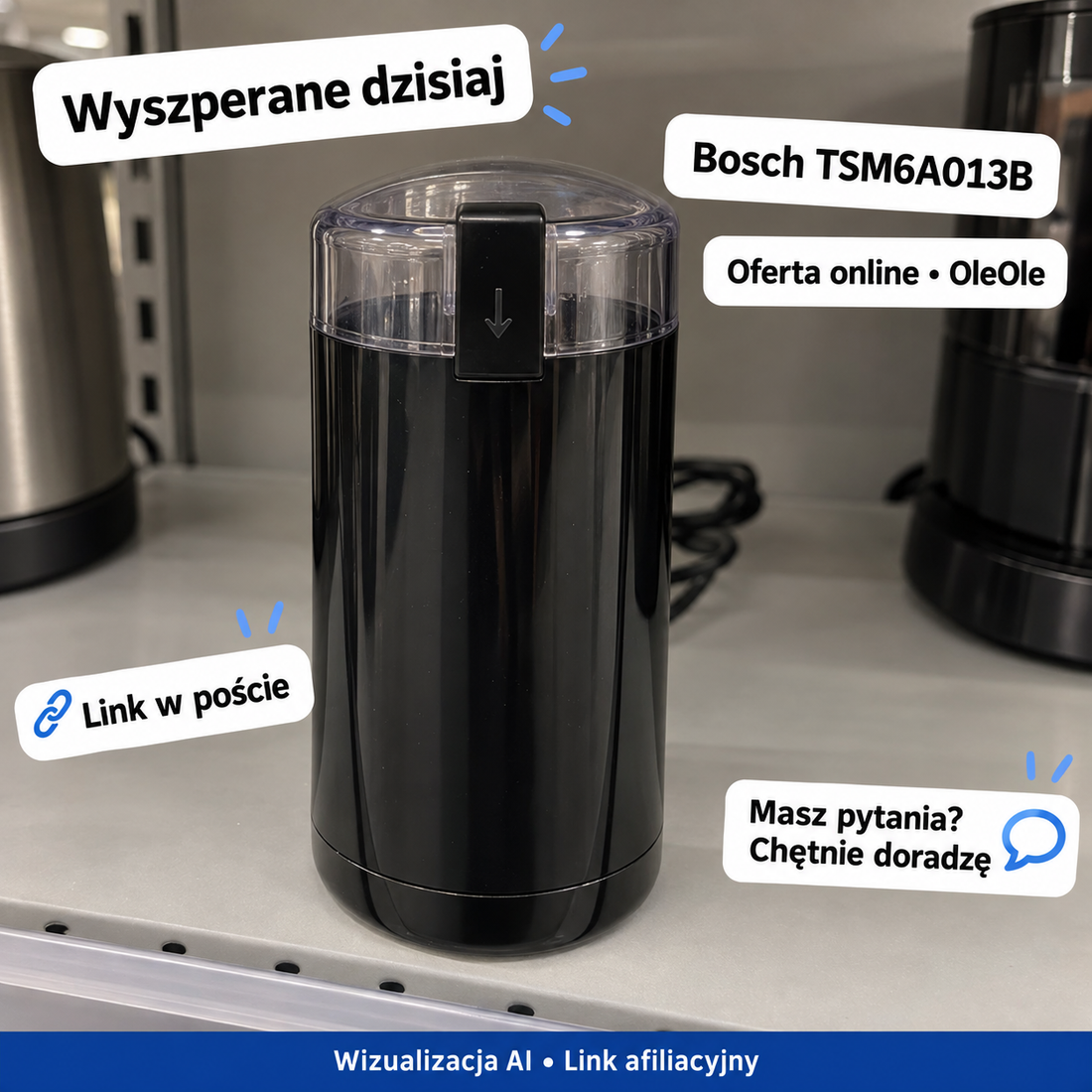 Bosch TSM6A013B — OleOle. Wizualizacja AI • Link afiliacyjny.