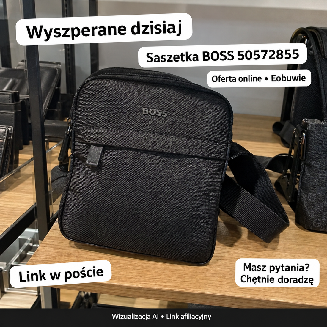 Saszetka BOSS 50572855 — Eobuwie