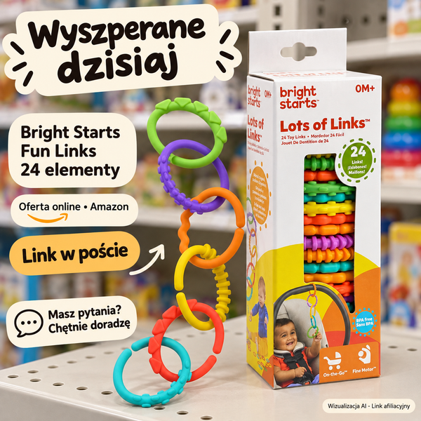 Bright Starts Fun Links 24 elementy — Amazon