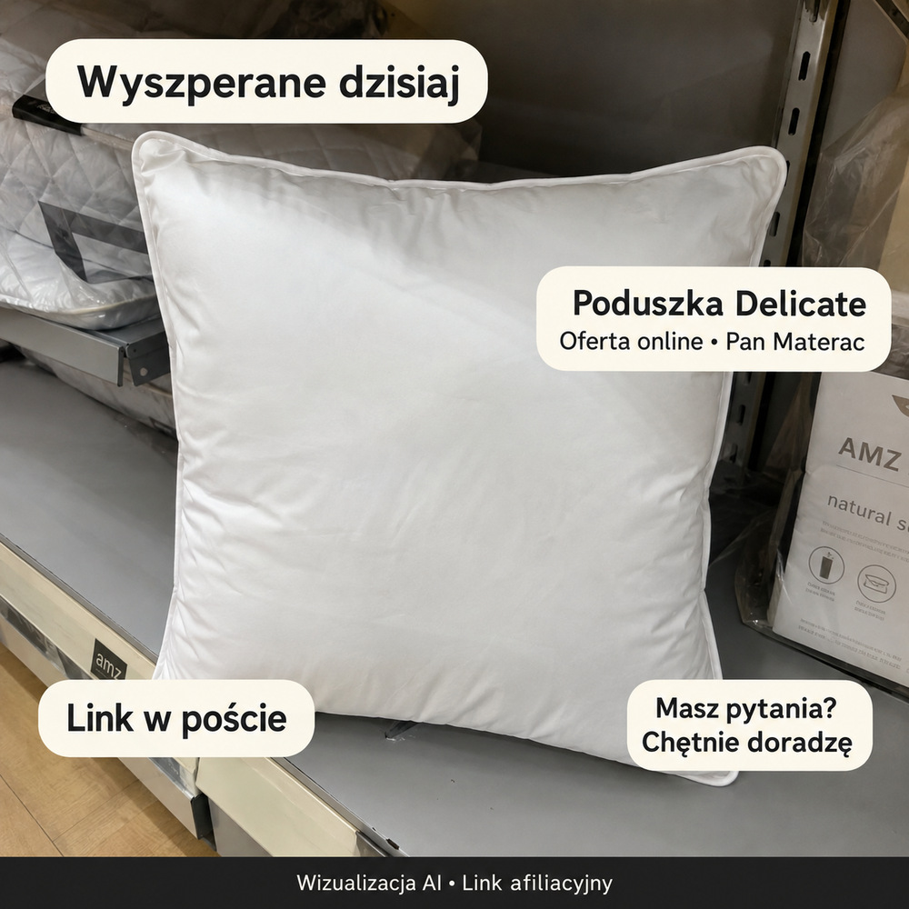Poduszka Delicate — Pan Materac