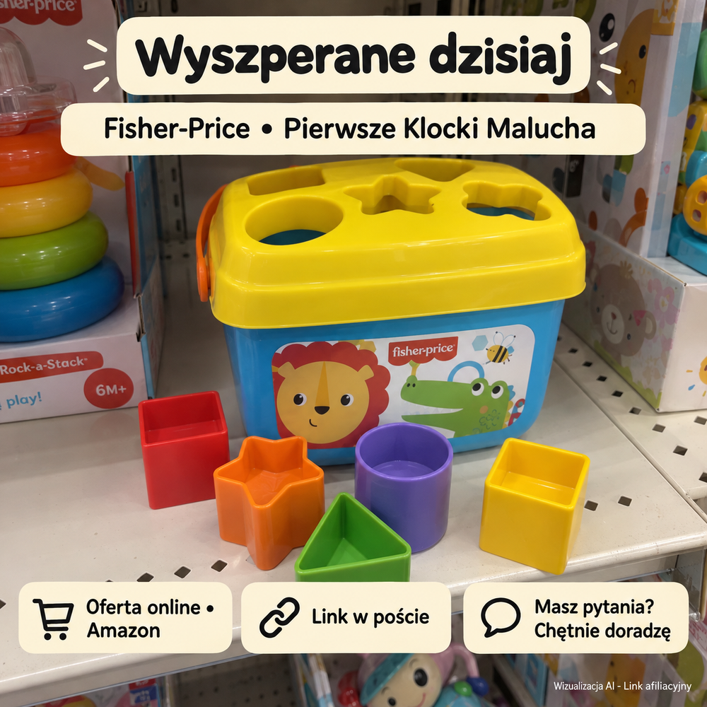 Fisher-Price Pierwsze Klocki Malucha FFC84 — Amazon
