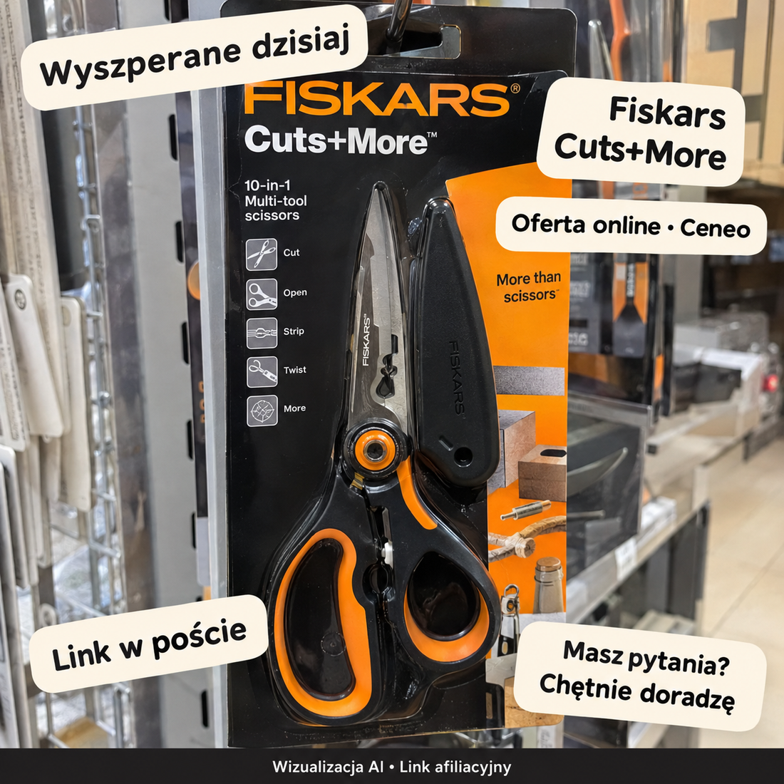 Fiskars Cuts+More — Ceneo
