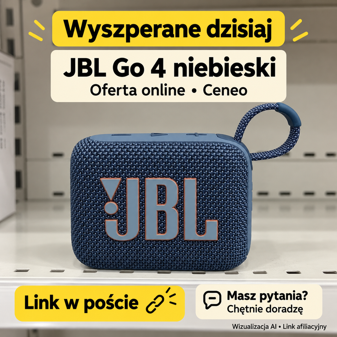 JBL Go 4 niebieski — Ceneo