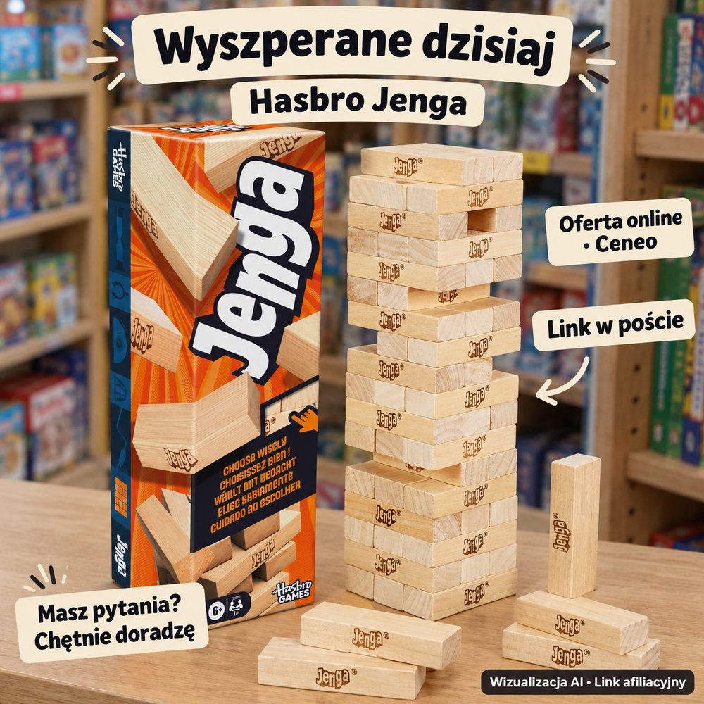 Hasbro Jenga G1499 — Ceneo
