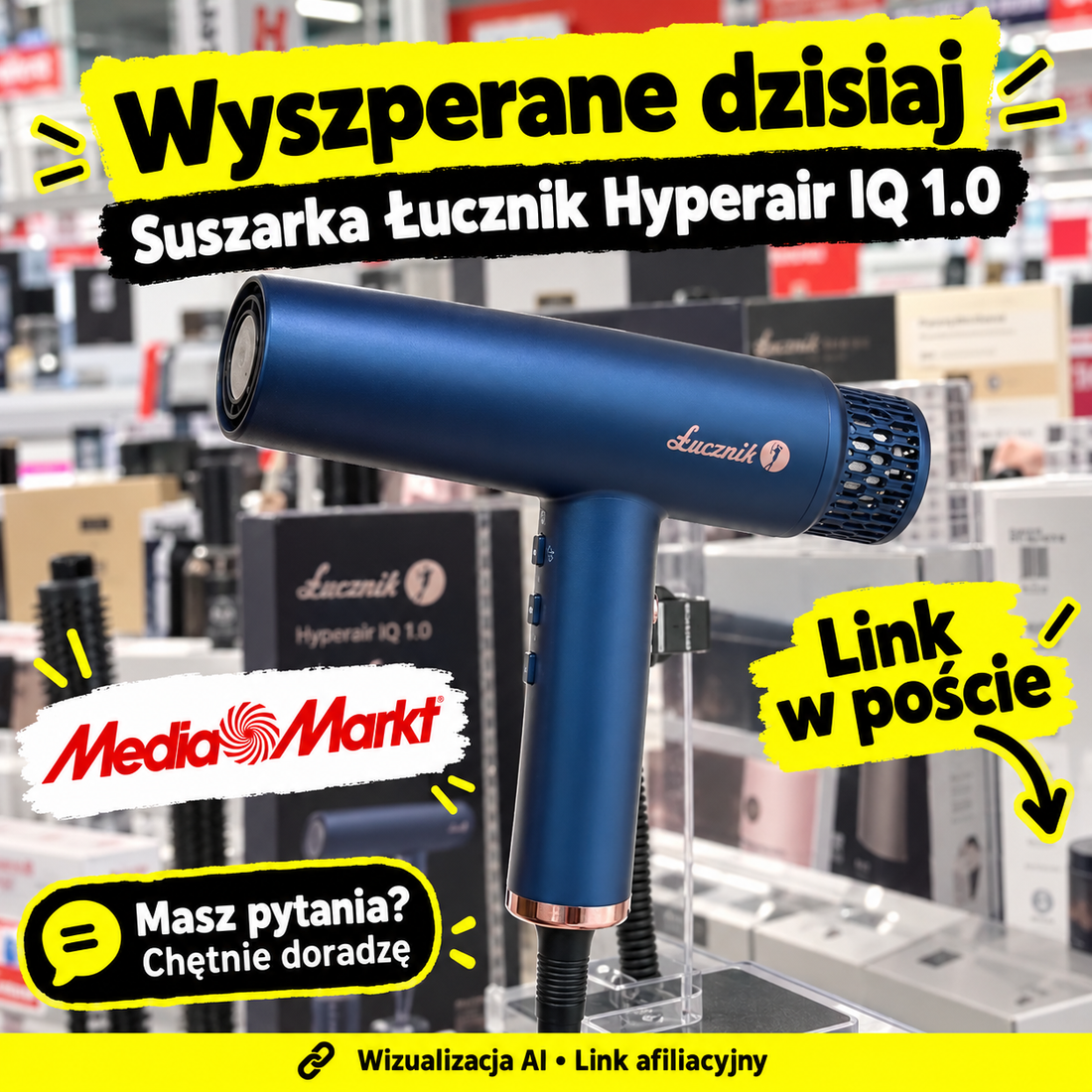 Łucznik Hyperair IQ 1.0 Midnight Navy — MediaMarkt