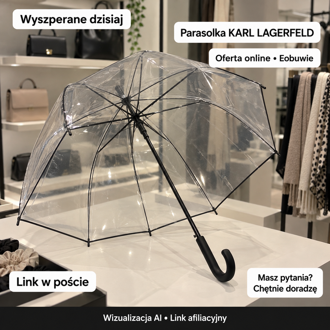 Parasolka KARL LAGERFELD B2W50108 — Eobuwie