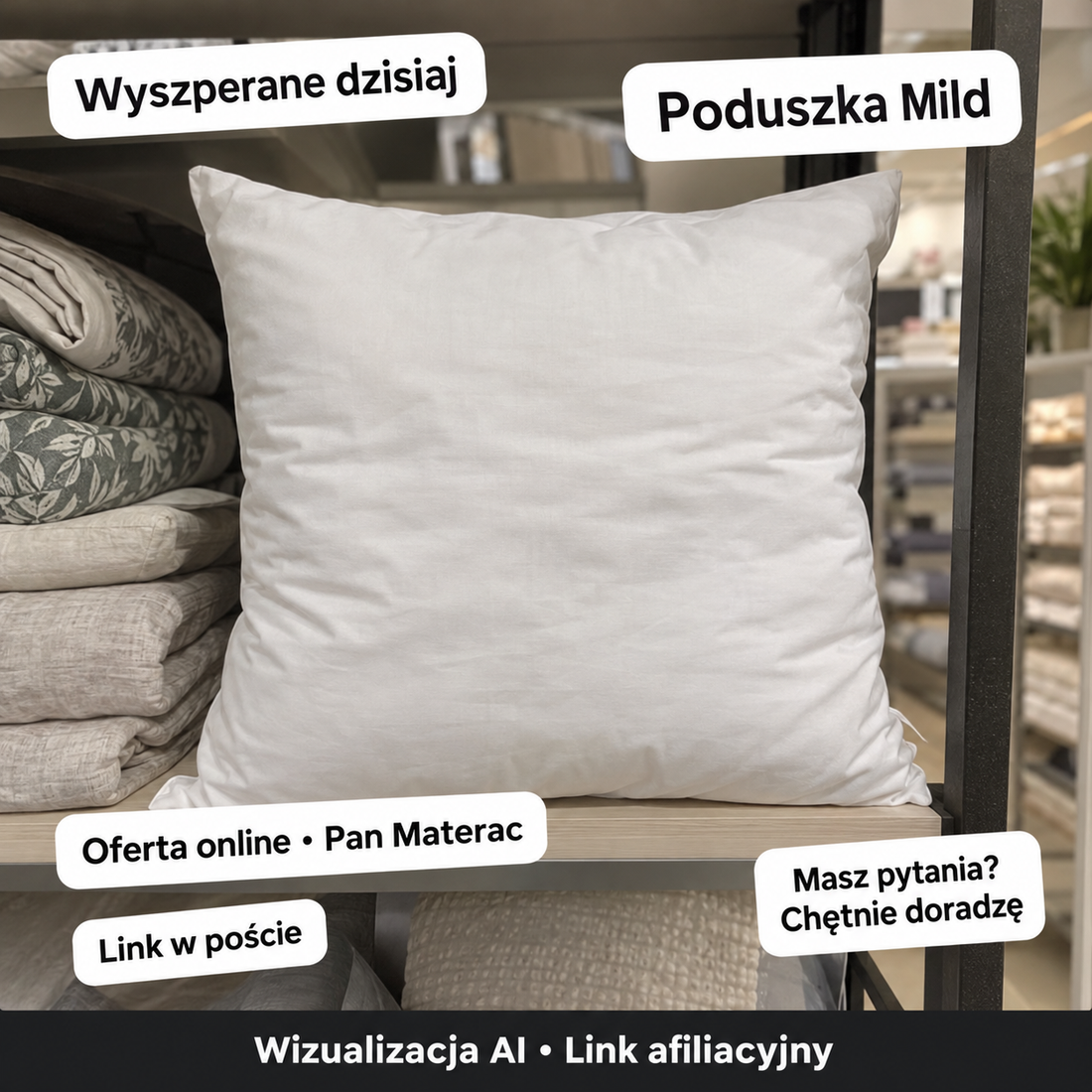 Poduszka Mild — Pan Materac