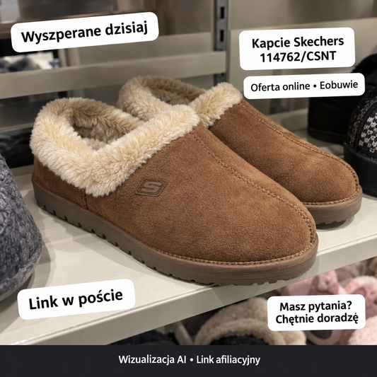 Kapcie Skechers 114762/CSNT — Eobuwie