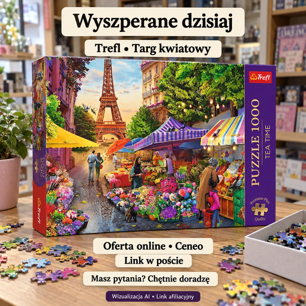 Trefl 10799 Targ kwiatowy, Paryż — Ceneo