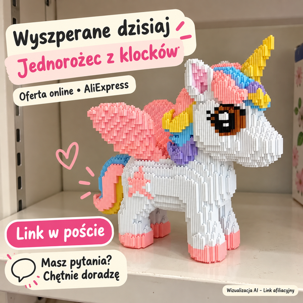 Jednorożec z klocków RNF3074 — AliExpress
