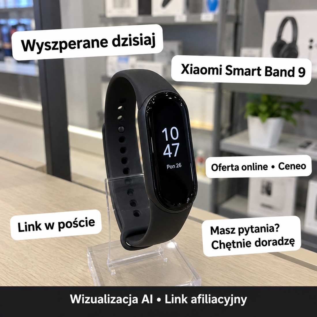 Xiaomi Smart Band 9 czarny — Ceneo