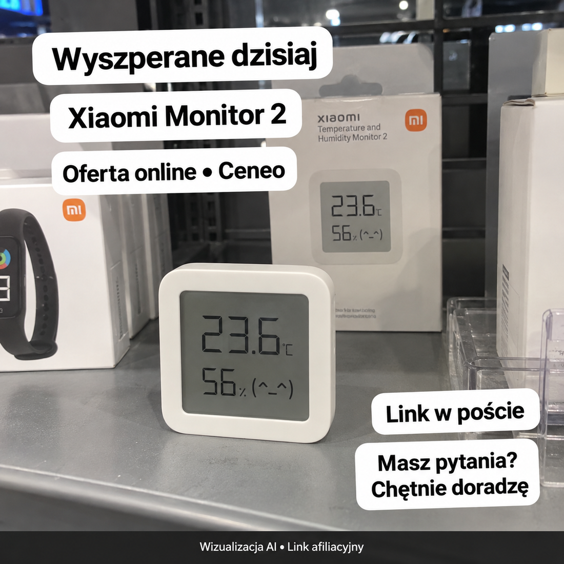 Xiaomi Mi Temperature and Humidity Monitor 2 — Ceneo