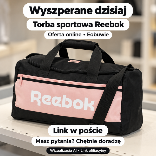 Torba sportowa Reebok CWBEO-RBK-P-005-08 — Eobuwie
