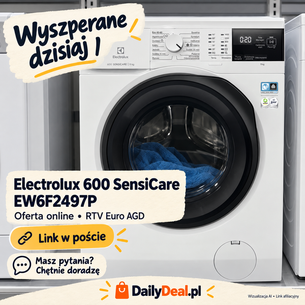 Electrolux 600 SensiCare EW6F2497P — RTV Euro AGD