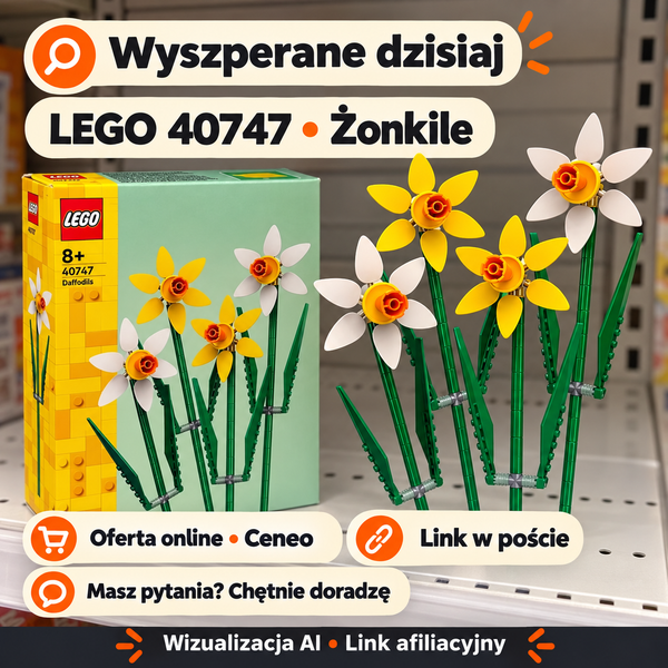 LEGO Botanicals 40747 Żonkile — Ceneo