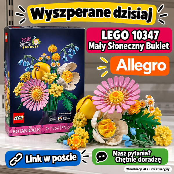 LEGO Botanicals 10347 Mały Słoneczny Bukiet — Allegro