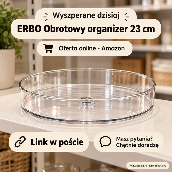ERBO Obrotowy organizer 23 cm — Amazon