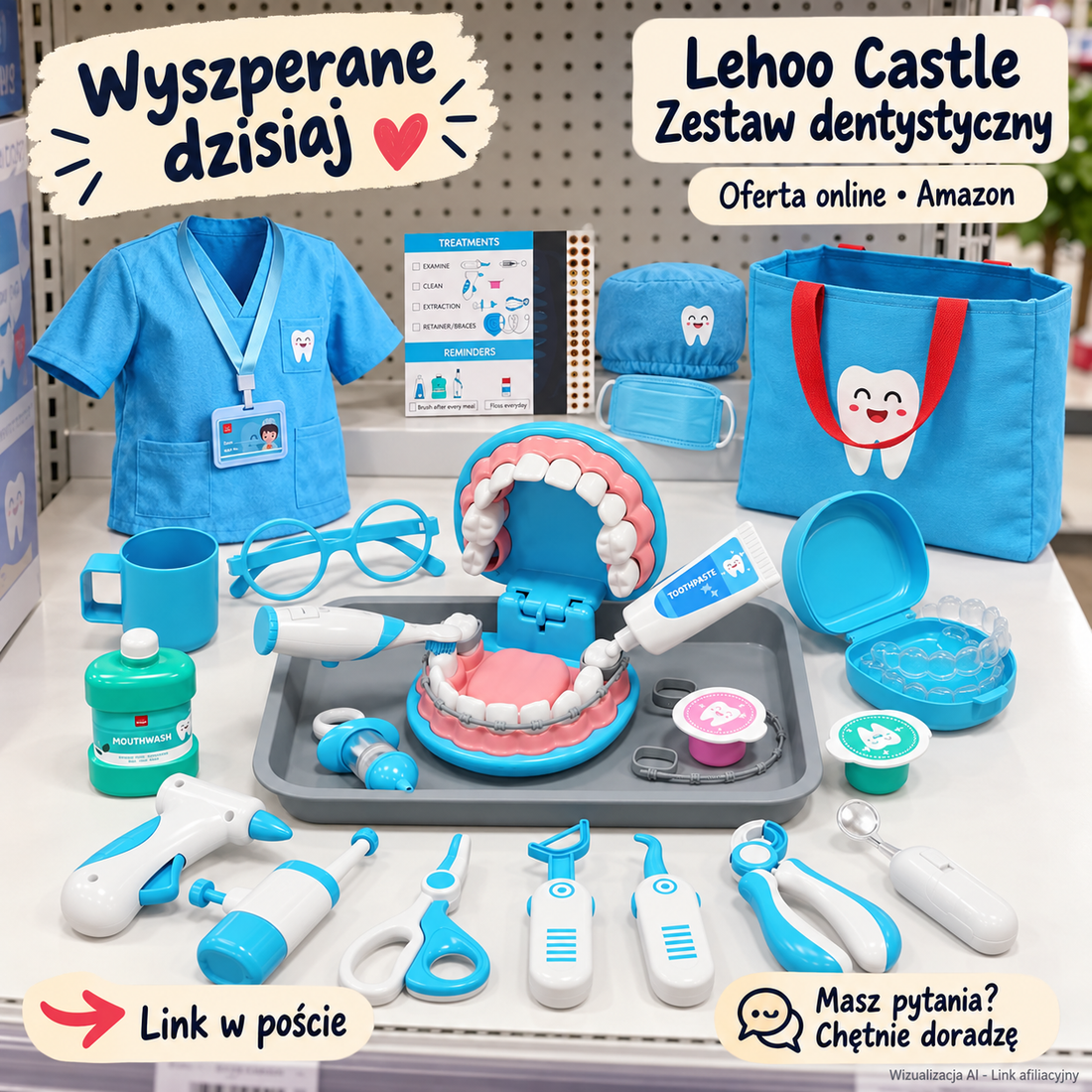 Lehoo Castle Zestaw dentystyczny — Amazon