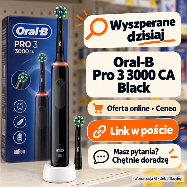 Oral-B Pro 3 3000 CA Black — Ceneo