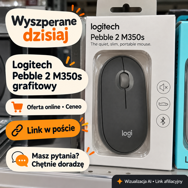 Logitech Pebble 2 M350s grafitowy — Ceneo