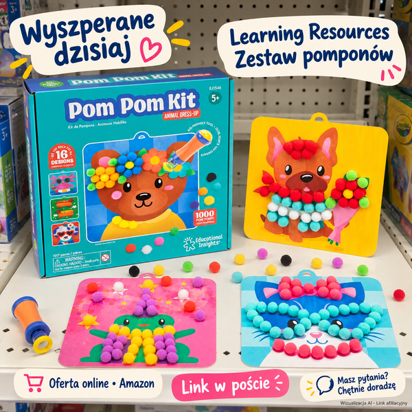 Learning Resources Zestaw pomponów — Amazon
