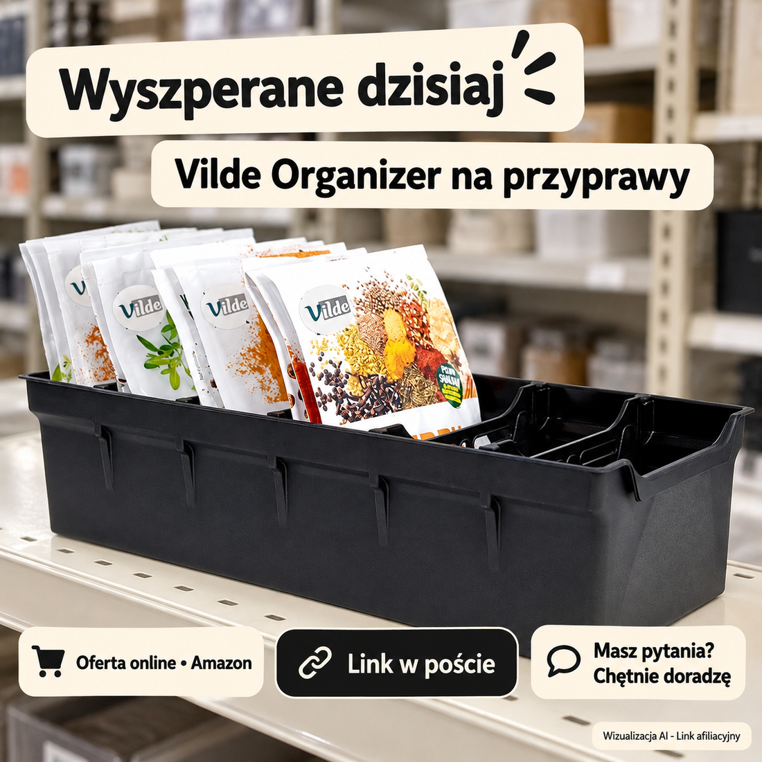 Vilde Organizer na przyprawy — Amazon