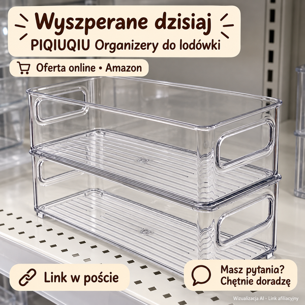 PIQIUQIU Organizery do lodówki — Amazon