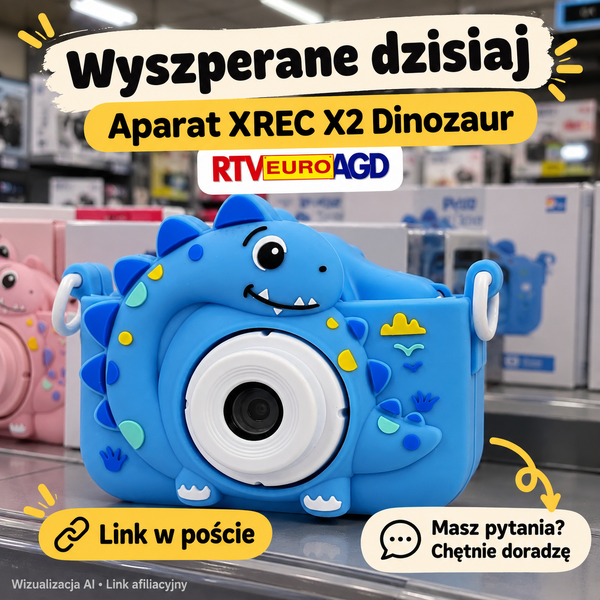 XREC X2 Dinozaur niebieski — RTV Euro AGD