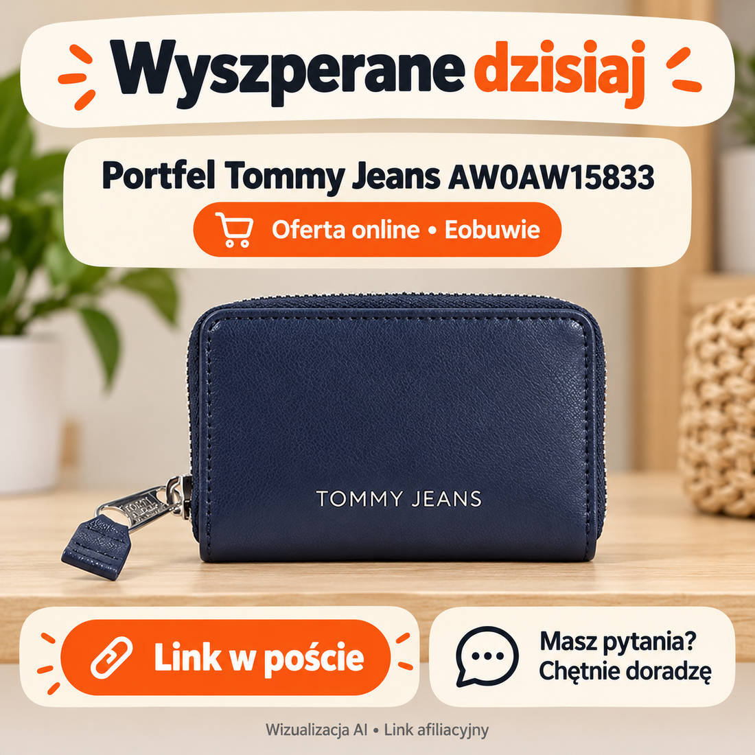 Portfel Tommy Jeans AW0AW15833 — Eobuwie