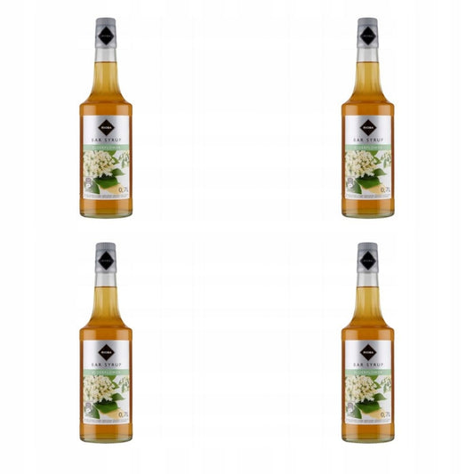 Syrop barmański z kwiatu czarnego bzu 4 x 700 ml Rioba