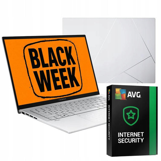 Laptop Asus ZenBook 14 UX3402VA Intel i9-13 16GB Ssd 1TB Oled W11 Dotyk Avg