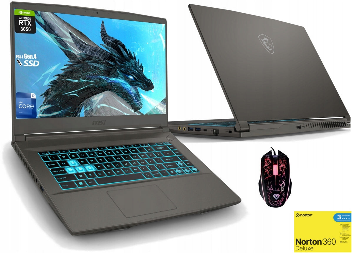 Msi Thin 15 B13UC i7-13620H RTX3050 4GB 1TB 16GB 144Hz W11 Pro