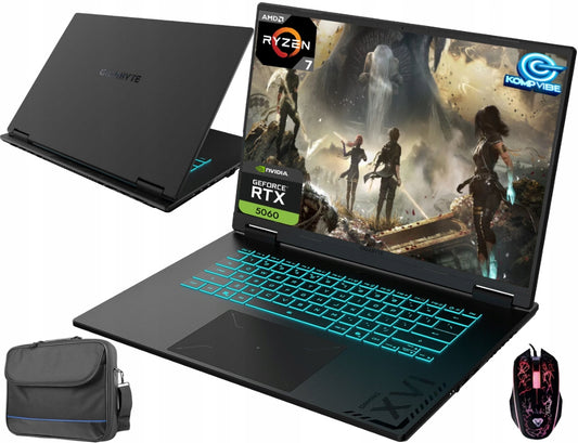 Gracz Gigabyte A16 3VH Ryzen 7 260 RTX5060 1TB 16GB 165Hz Fhd+ WIN11