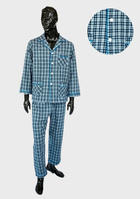 Piżama Męska Etamina Formax rozpinana miła ciepła komfortowa L