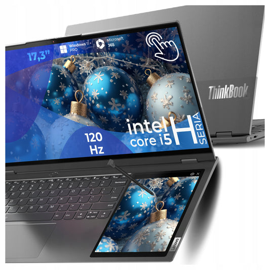 ThinkBook Plus G3 Dual Screen |i5-12500H|2 TB|17,3″ 3K 400nit|8″ Touch| Pen
