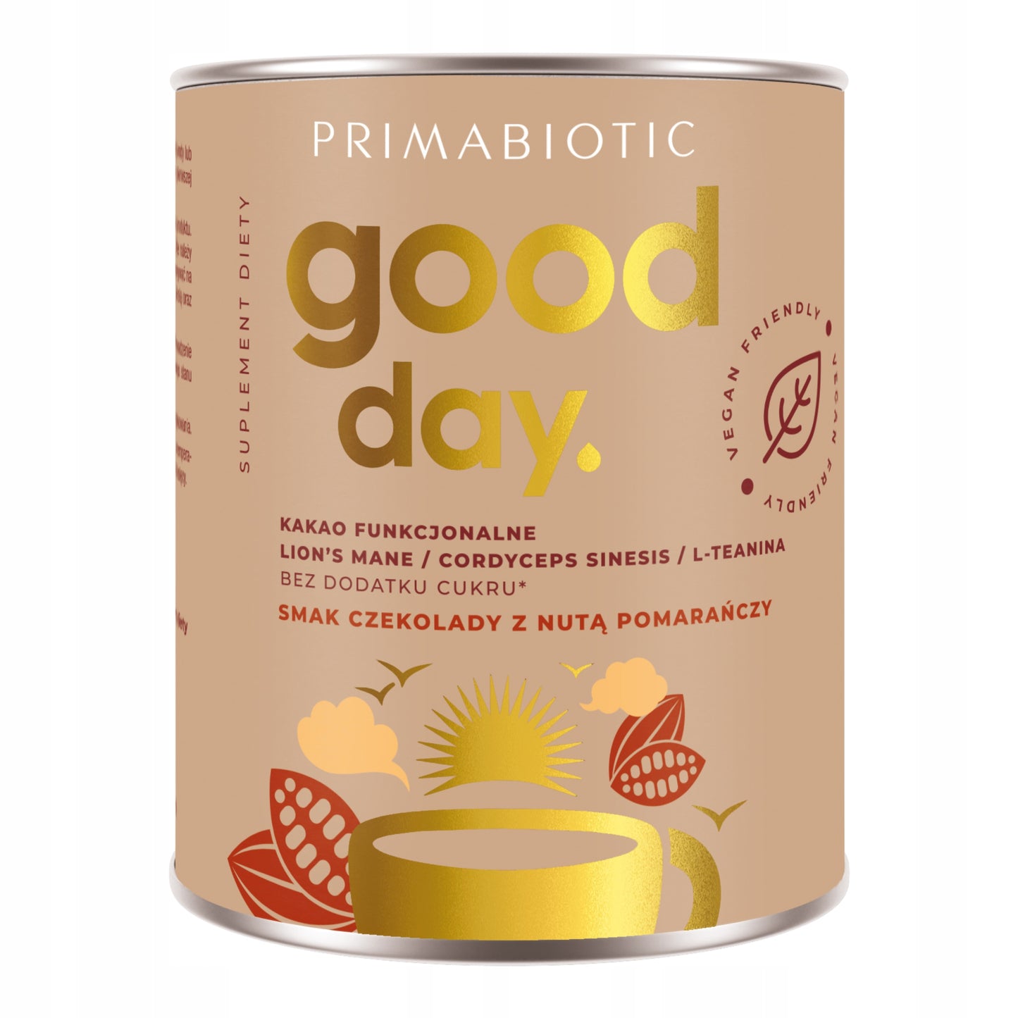 Kakao Good Day Primabiotic Czekolada z Nutą Pomarańczy Adaptogeny 300 g