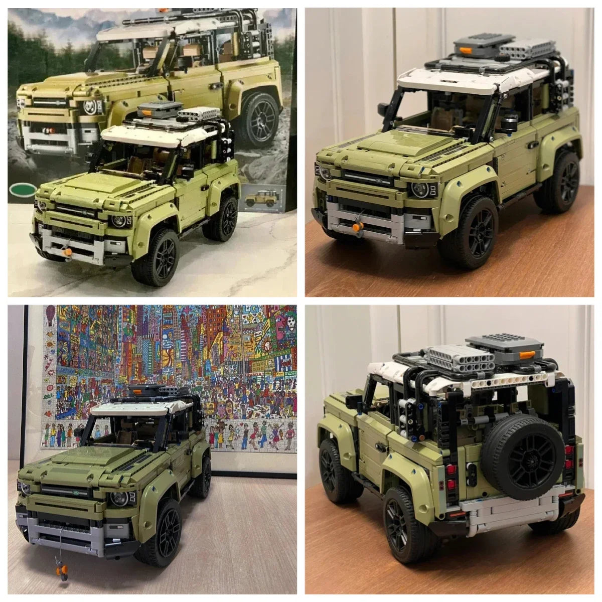 Technical Rover Defender Collector's Building Blocks Set,Classic Off Road Car Model,Ideas Gifts for Dirt Bike Enthusiasts - AliExpress