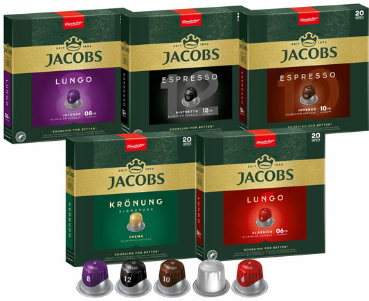Zestaw Jacobs D.egberts Kawa Nespresso 10x10