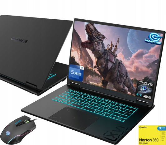 Gamer Gigabyte A16 i7-13620H RTX4050 2x2TB 64GB 165Hz WIN11 Pro