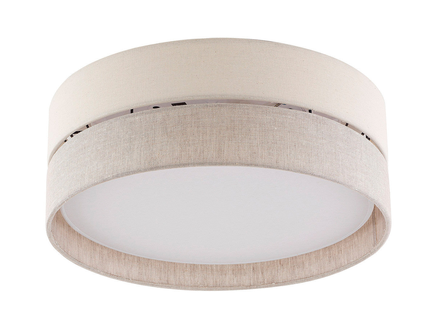 Lampa sufitowa Eco tkaninowa beżowa