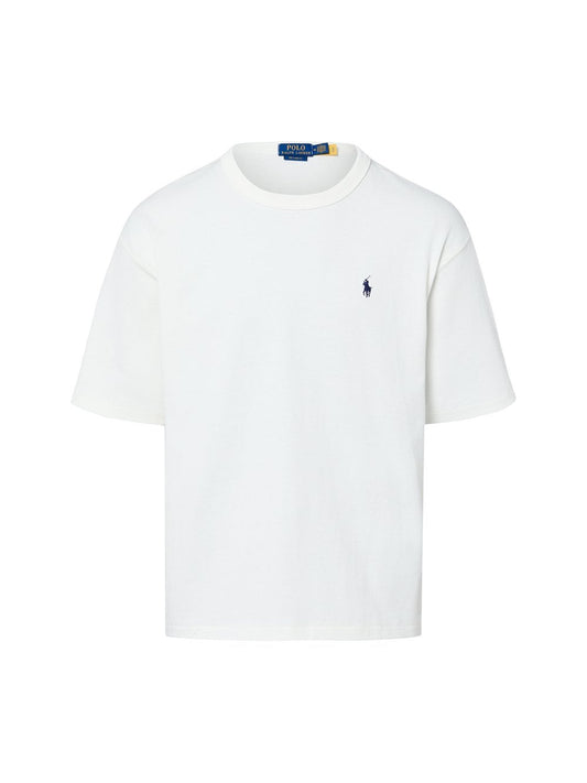 Polo Ralph Lauren T-shirt - luźny krój Mężczyźni Bawełna biały jednolity, M